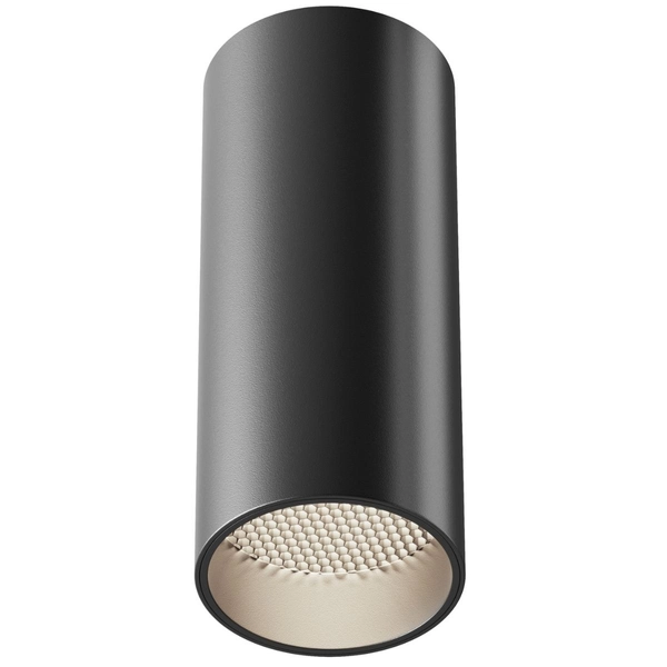 Downlight sufitowy Focus LED C056CL-L12B4K-W-D-B Maytoni 12W 4000K tuba czarna