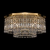 Kryształowa lampa sufitowa Diuna DIA005CL-06G złota