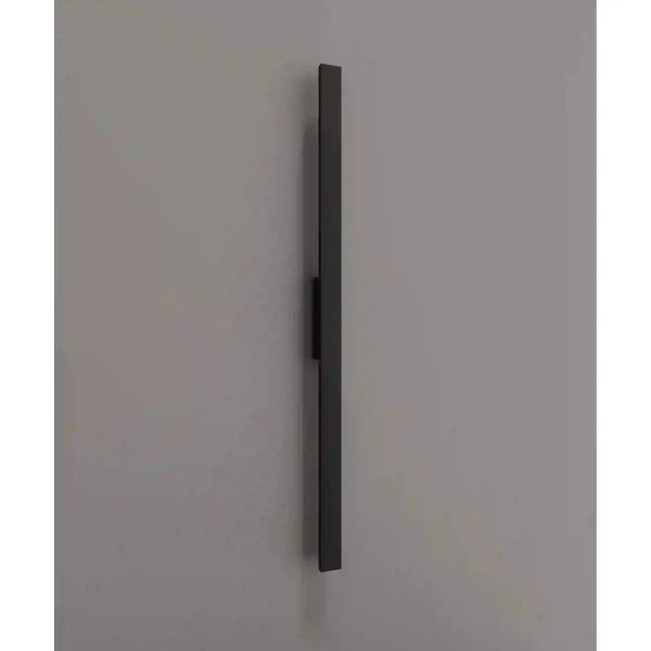 Tarasowa ścienna lampa LED PREDAZZO czarna W0461 20W 3000K IP65 podłużna