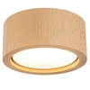 Lampa nasufitowa do kuchni Eve 10123 okrąg round eco drewniana