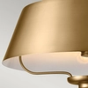 Mosiężna lampa wisząca Luella KL-LUELLA-3P-BNB Kichler metalowa mosiądz
