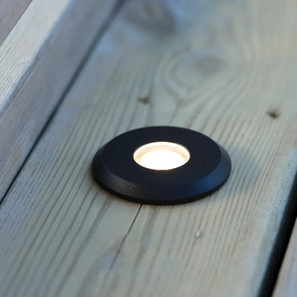 Spot Garden 107285 Markslojd LED 3W 3000K IP44 punktowy metalowy czarny