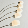 Łukowa lampa podłogowa Jaspa 76568 LED 5,5W 3000K srebrny biały