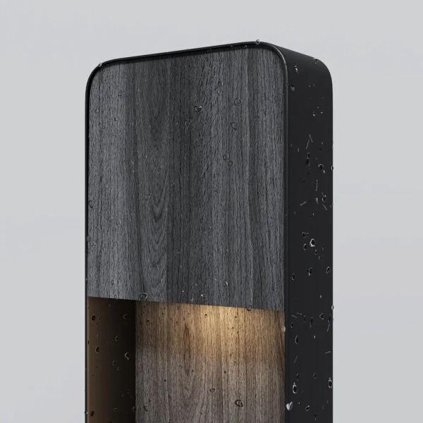 Ogrodowa lampa stojąca Porte O481FL-L7BWD3K LED 7W 3000K IP54 czarna