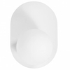 Szklana lampa ścienna kula Hanea HA011000 okrągła do salonu biała