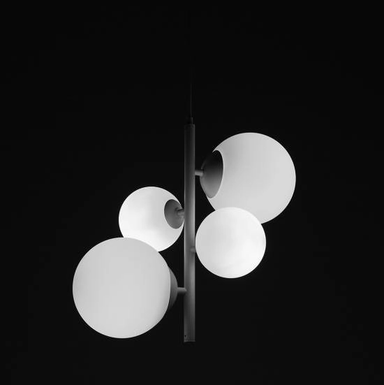 Modernistyczny zwis BLOOM 1091L1 Aldex szklane kule balls