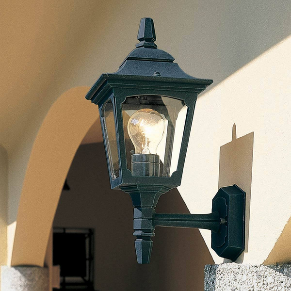 Latarnia naścienna do ogrodu Chapel CPM1-BLACK Elstead klasyczna czarna