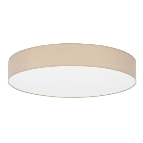 Plafon salonowy okrągły Rondo 4436 TK Lighting tkanina biały beżowy