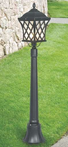 Stojąca LAMPA zewnętrzna TAY 5294 Nowodvorski metalowa OPRAWA ogrodowa latarenka IP23 czarna