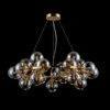 LAMPA wisząca DALLAS MOD548PL-25G Maytoni modernistyczna LAMPA szklany ZWIS molekuły kule balls złote bursztynowe