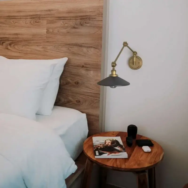 Regulowany kinkiet ścienny Retro ABR-KRNW-GB Abruzzo czarny złoty