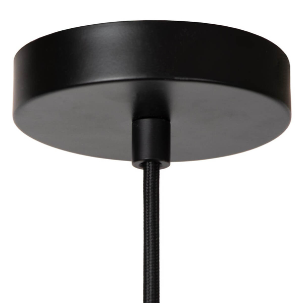 Lampa wisząca abażurowa Jessica 10421/30/30 tkanina czarna