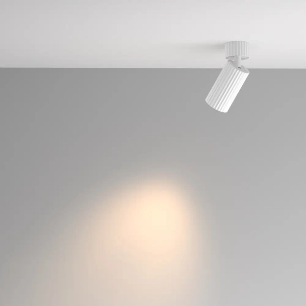 Regulowana lampka sufitowa Calipso C108CL-01-GU10-W biała