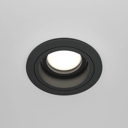 Wpuszczana lampa przysufitowa Atom DL025-2-01B czarny