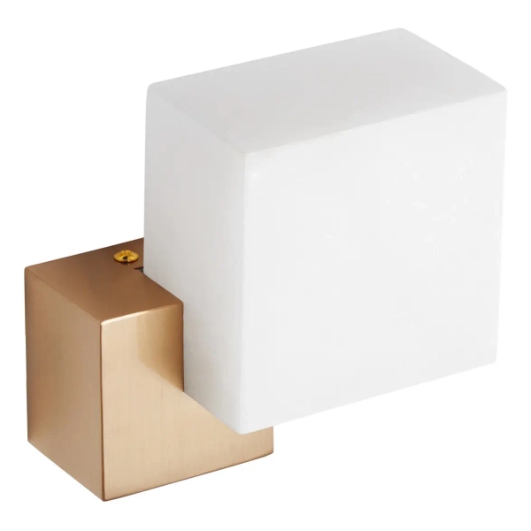 Lampa ścienna CUBO ST-DL-8537 gold LED 3W 3000K kostka złota biała