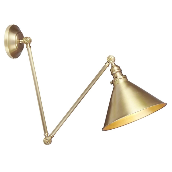 Loftowa LAMPA sufitowa PROVENCE PV-GWP-AB Elstead metalowa OPRAWA industrialna mosiądz