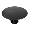 Stół TANGO MM001501100411 czarny drewniany dekor marmuru 120cm