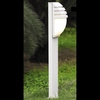 Słupek LAMPA zewnętrzna DECORA 5161-1/100 ALU Italux stojąca OPRAWA ogrodowa IP43 outdoor szara biała