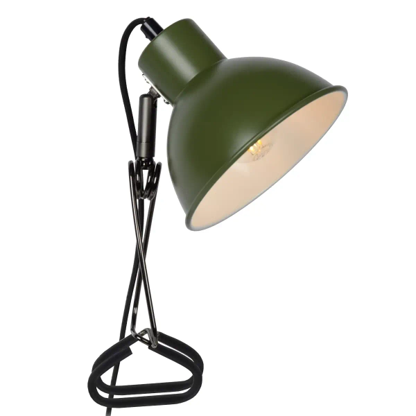 Regulowana lampka z klipsem MOYS 45987/01/33 Lucide zielony