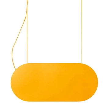 Lampa wisząca metalowa Malumi MLA653P4 LED 24W 4000K pomarańczowa