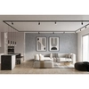 Regulowana lampa sufitowa do systemu 3-fazowego RING MYL.00045 czarna