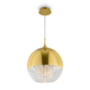 Pojedyncza lampa wisząca Fermi P140-PL-170-1-G crystals złota