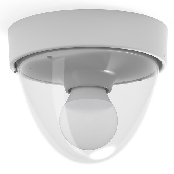 Ogrodowa lampa elewacyjna NOOK 7972 zewnętrzna oprawa natynkowa biała