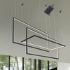 Geometryczna lampa wisząca Metric LED 135W 3000k frames czarna