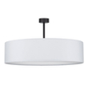 Sufitowa lampa do sypialni Rondo 4242 TK Lighting z tkaniny biała