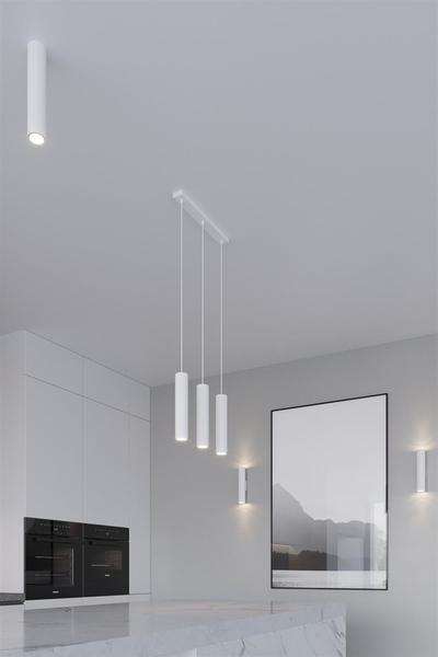 Wisząca lampa jadalniana SL.1078 kaskada biała nad stół