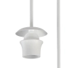 Minimalistyczne zawiesie do lamp CAMELEON SINGLES 12517 białe