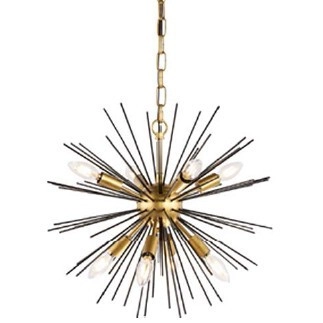 Nowoczesny żyrandol CGEXPLOSION COPEL na łańcuchu złoty