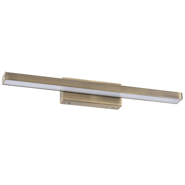 Łazienkowa LAMPA kinkiet JOHN 6130 Rabalux metalowa OPRAWA ścienna belka LED 18W 4000K IP44 brązowa biała