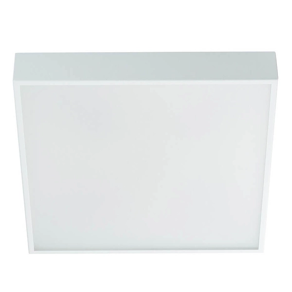 Kwadratowy plafon z czujnikiem ruchu Quad 10472 Nowodvorski do holu biały