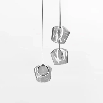 Potrójna wisząca lampa COLORE MD3350A-3BL/C  LED 6W 3000K czarny