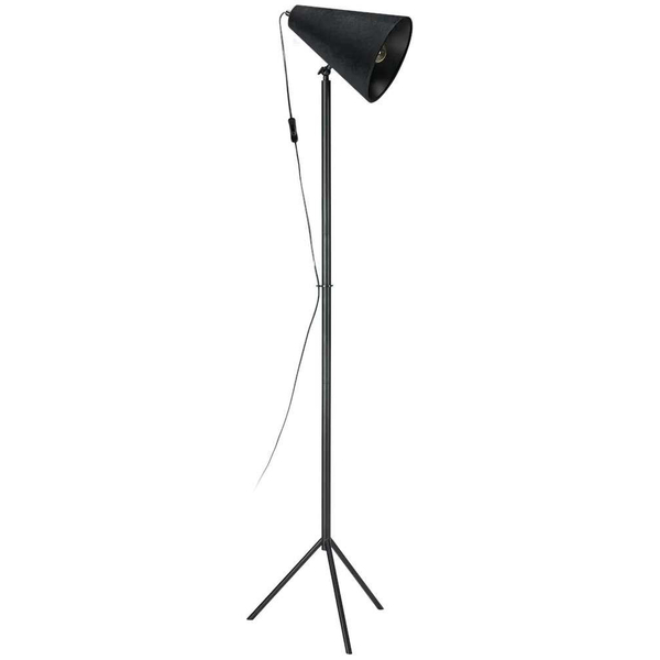 Podłogowa lampa skandynawska CILLA 107929 Markslojd na trójnogu czarna