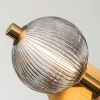 Kulista lampa ścienna Palmas QN-PALMAS-3W-BG LED 27W 3000K IP44 złota