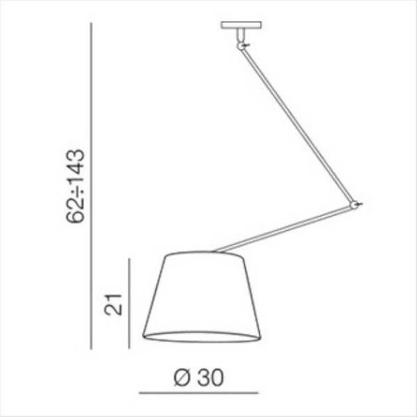 Lampa wisząca nad wyspę Adam AZ1841+AZ2586 Azzardo abażurowa czarny chrom