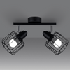 Sufitowa lampa Beluci SL.1115 Sollux reflektorki druciane czarna