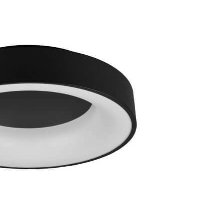 LAMPA plafon GIRONA 671210132 Trio sufitowa OPRAWA okrągła LED 27W 3000K metalowa czarna