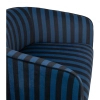 Niebieski fotel wypoczynkowy JOLIE MM001501100360 czarny tkaninowy 72cm