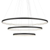 Pierścieniowa lampa wisząca Agari 5431 Shilo LED 82W 4000K natynkowa czarna