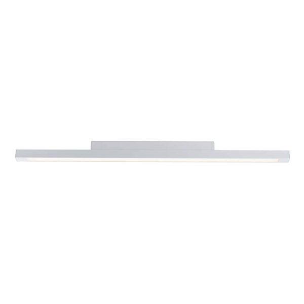 Plafon LAMPA sufitowa OTARU 8640 Shilo prostokątna OPRAWA plafoniera listwa do łazienki LED 28,8W 4000K IP44 belka biała