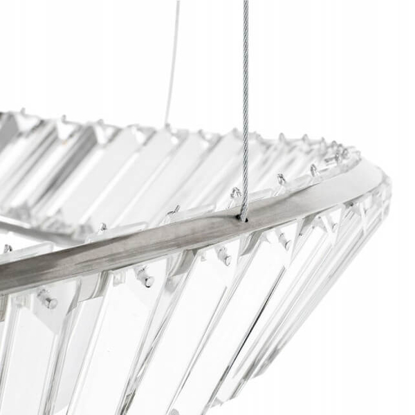 Lampa wisząca kryształowa Cordon MSE1501100194 Moosee LED 115W 3000K chrom