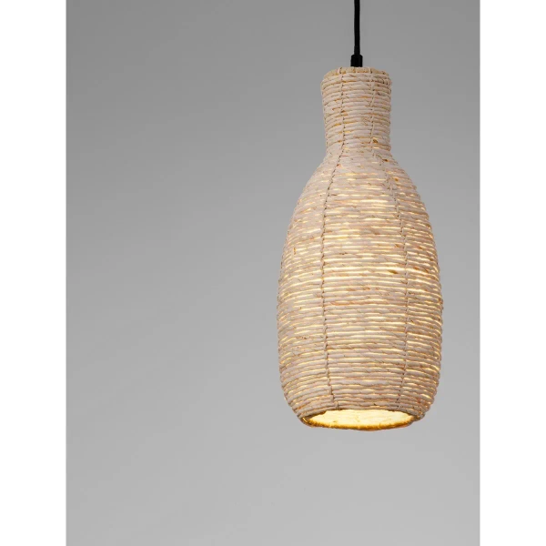 Wisząca lampa do salonu CASRELIO LE45377 boho sznurek naturalny