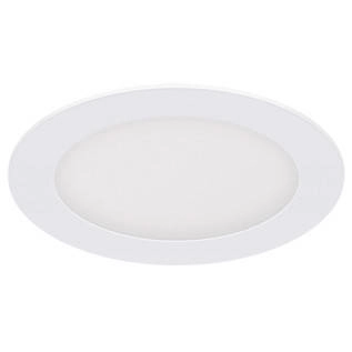 LAMPA sufitowa SLIM LED C 02484 Ideus wpust OPRAWA okrągła LED 9W 6500K metalowa stropowa biała