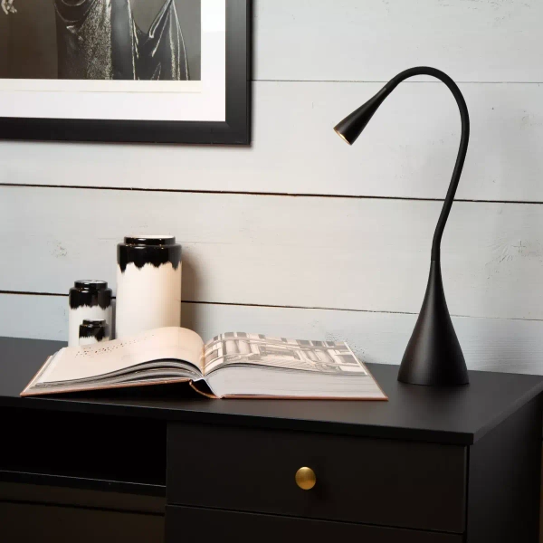 Regulowana lampka biurkowa ZOZY 18656/03/30 Lucide LED 4W 3000K czarna