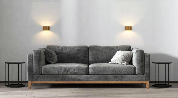 Minimalistyczna lampa ścienna Arro MSE010400209 złota