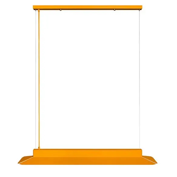 Ledowa lampa wisząca Yottsu YOA653P02 LED 14,4W 3000K podłużny żółty
