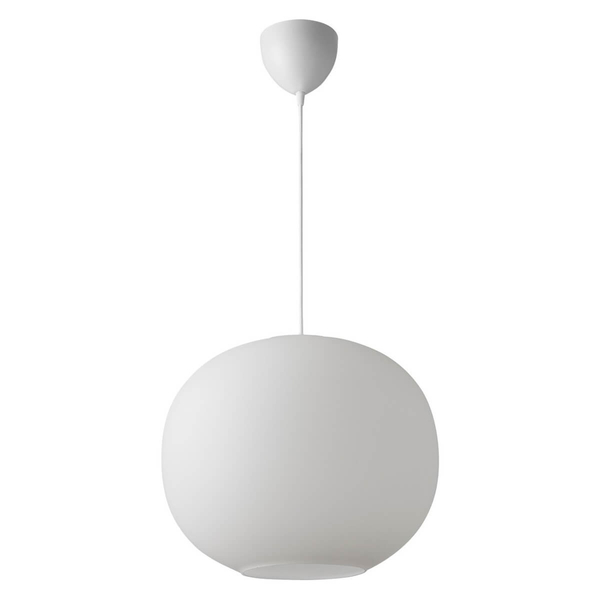 Szklana lampa wisząca Navone 2420103001 kula ball biały
